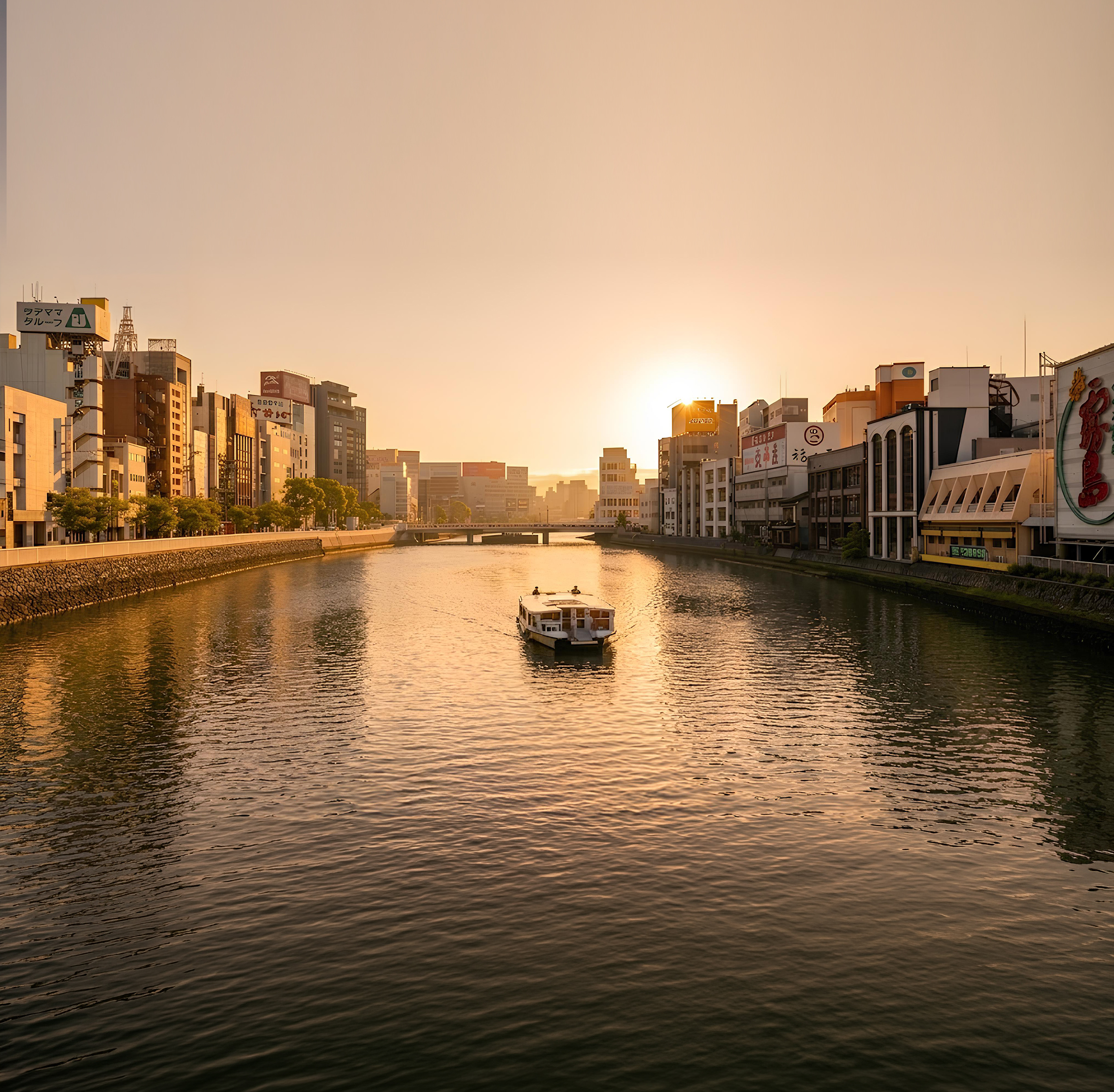Fukuoka riverside